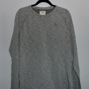 Gray Abercrombie and Fitch long sleeve, large